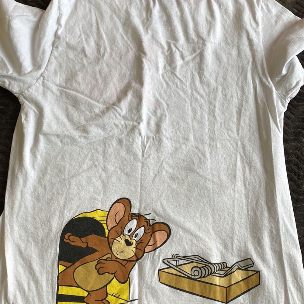 Tom and Jerry, double side, graphic logo, T-shirt, size large - Picture 9 of 11